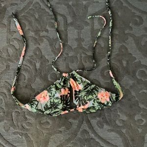 Full Tilt Green Floral Bikini
